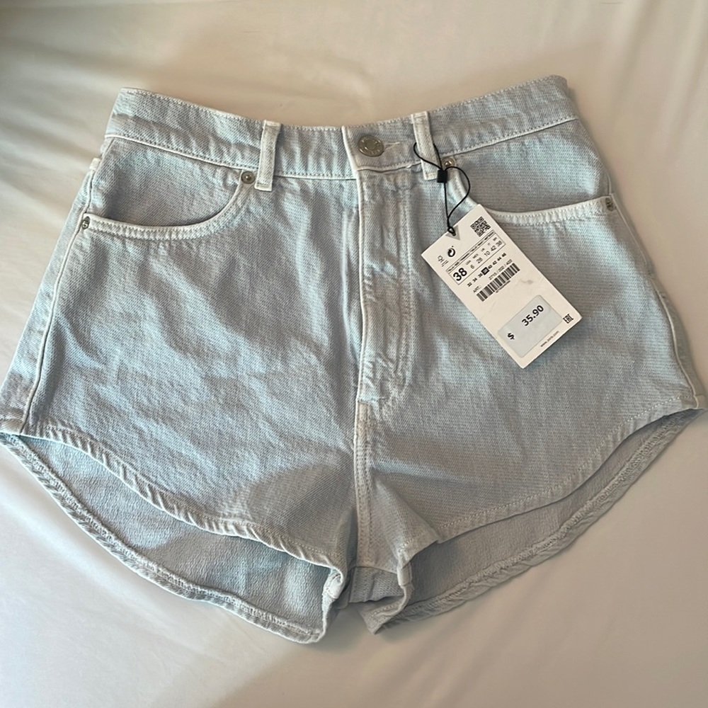 Zara High Rise Jean Short